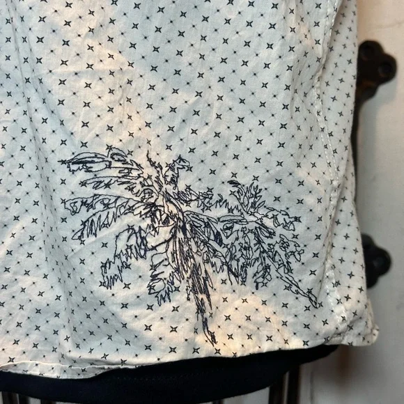 Men's White Polka Dot Shirt